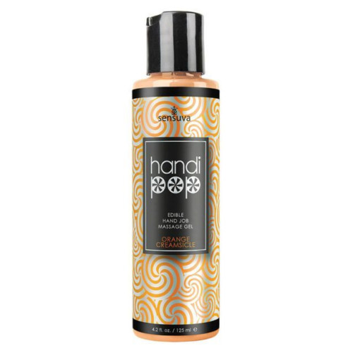 Смачний гель для мануальних та оральних ласок Sensuva Handipop Orange Creamsicle 125 мл