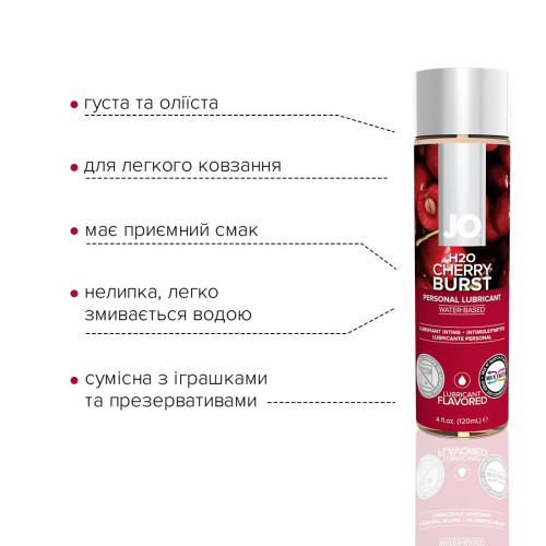 Лубрикант на водній основі System JO H2O CHERRY BURST 120 мл