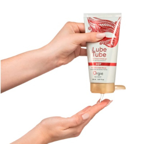 Зігрівальне мастило для сексу Orgie на водній основі Lube Tube Hot 150 мл