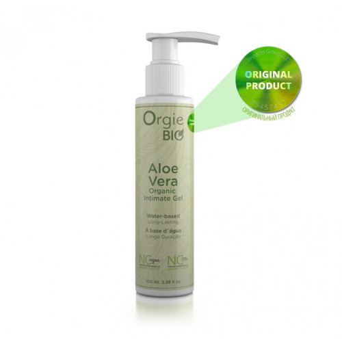 Органічний лубрикант із екстрактом алое вера Orgie BIO ALOE VERA 100 мл із дозатором