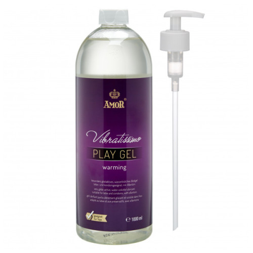 Лубрикант Amor Vibratissimo Play Gel warming 1000 мл