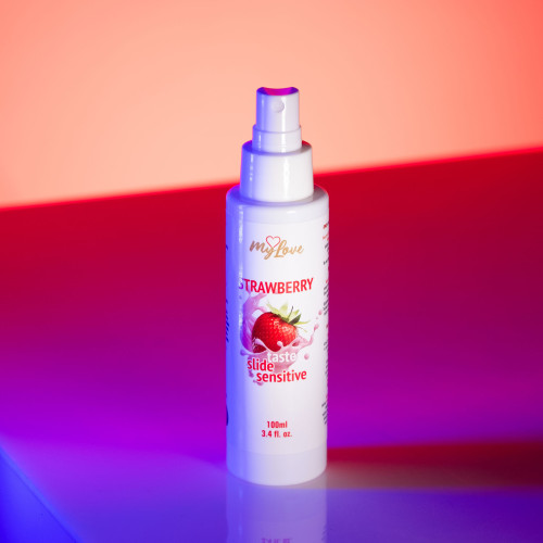 Інтимний гель-лубрикант MyLove Taste Slide Sensitive Strawberry, 100 мл
