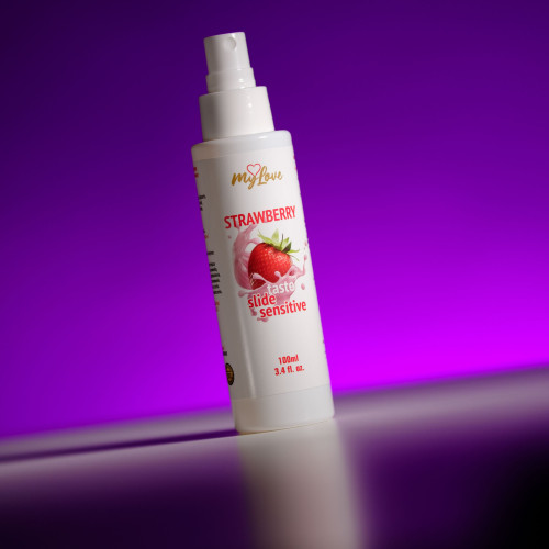 Інтимний гель-лубрикант MyLove Taste Slide Sensitive Strawberry, 100 мл