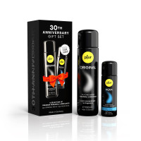 Юбилейный набор лубрикантов pjur 30th Anniversary Gift Set: Original 100 мл и Aqua 30 мл Юбилейный набор лубрикантов pjur 30th Anniversary Gift Set: Original 100 мл и Aqua 30 мл