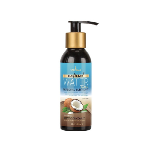 Змазка на водній основі Sensuva Natural Water-Based Exotic Coconut (125 мл) без гліцерину і парабенів