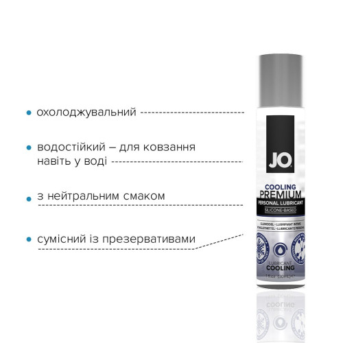 Лубрикант на силиконовой основе System JO PREMIUM COOLING 30 мл