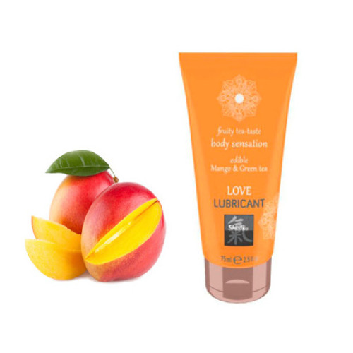 Їстівний лубрикант Hot SHIATSU Love Манго та Зелений Чай 75 мл