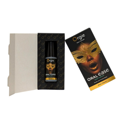 Спрей для глубокого минета Orgie – Oral Ease Deepthroat (15 мл), мятный, без анестетиков