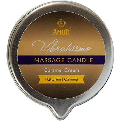 Масажна свічка Amor Vibratissimo Caramel Cream, 50 мл