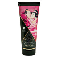 Съедобный массажный крем Shunga Kissable Massage Cream Raspberry Feeling 200 мл
