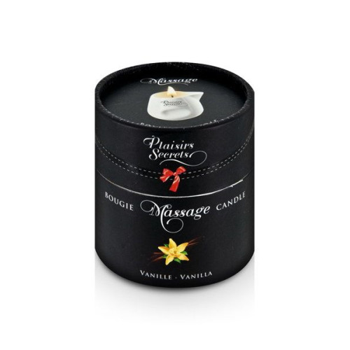 Массажная свеча Plaisirs Secrets Vanilla 80 мл