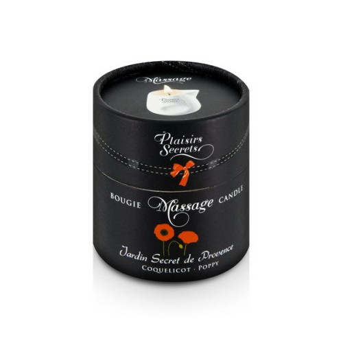 Масажна свічка Plaisirs Secrets Poppy 80 мл