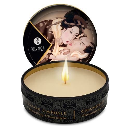 Массажная свеча Shunga Mini Massage Candle Intoxicating Chocolate 30 мл
