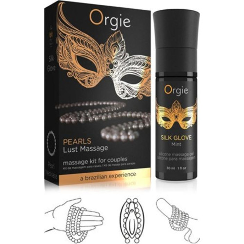 Набір для перлинного масажу Orgie PEARLS LUST MASSAGE SET 30 мл
