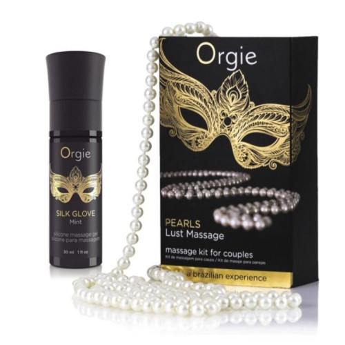 Набір для перлинного масажу Orgie PEARLS LUST MASSAGE SET 30 мл