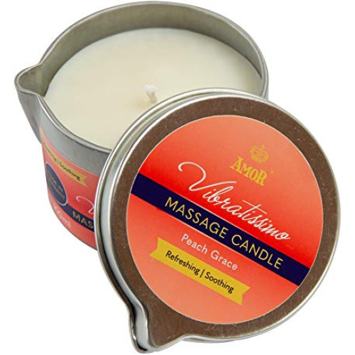 Масажна свічка Vibratissimo Peach Grace 50 мл