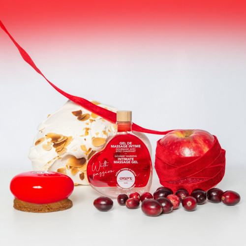 Масажна олія EXSENS With Passion Candy Apple 50мл розігріваюча, без цукру, їстівна