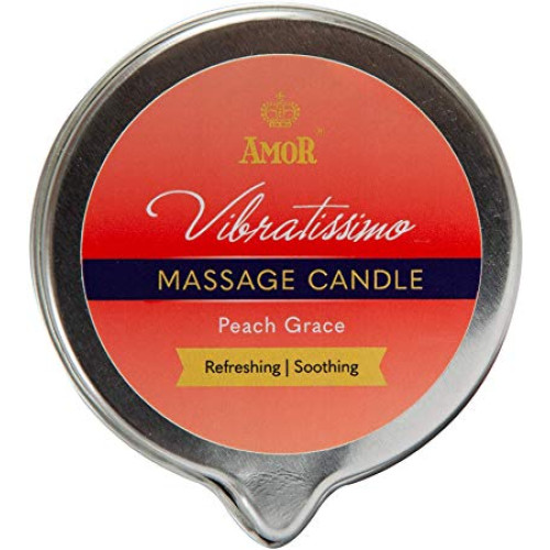 Масажна свічка Amor Vibratissimo Peach Grace, 100 мл