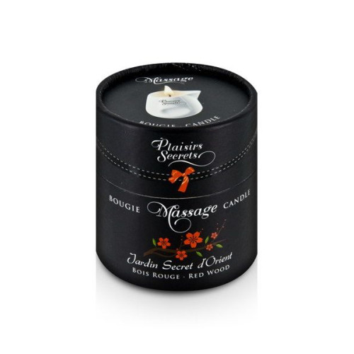 Массажная свеча Plaisirs Secrets Red Wood 80 мл