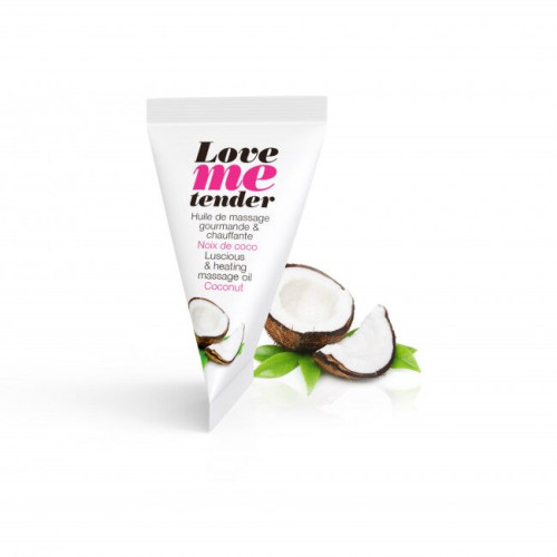 Розігріваюча масажна олія Love To Love LOVE ME TENDER Coconut 10 мл