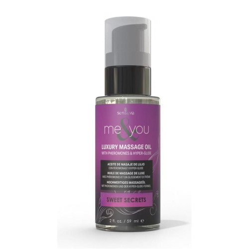 Масажна олія Sensuva Me&You - Sweet Secrets (Pomegranate, Fig, Coconut & Plumeria) 59 мл