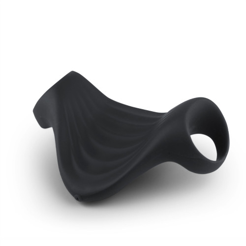 Мастурбатор Rocks Off Palm Black, петли для пальцев, 10 режимов