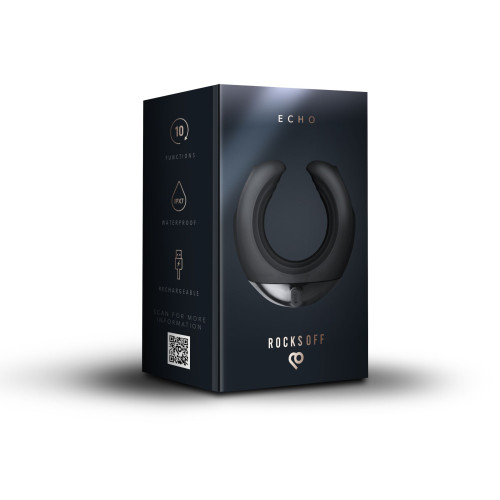 Мини-мастурбатор Rocks Off Echo, 10 режимов вибрации, до 8 часов работы