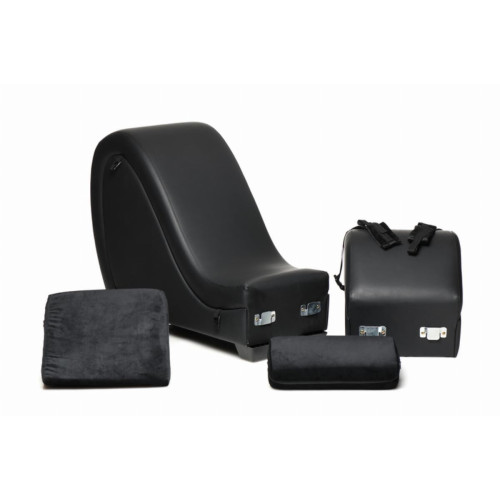 Секс-кресло с подушками Master Series Kinky Sex Lounge with Cushions - Black