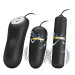 Виброяйцо с вибропулей Pretty Love Electric Stimulation Double Vibro-Bullets Black