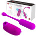 Виброяйцо с клиторальным стимулятором Pretty Love Curupira Multifunctional 2 in 1 Purple