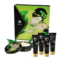 Подарочный набор Shunga GEISHAS SECRETS ORGANICA Exotic Green Tea: для шикарной ночи вдвоем Подарочный набор Shunga GEISHAS SECRETS ORGANICA Exotic Green Tea: для шикарной ночи вдвоем