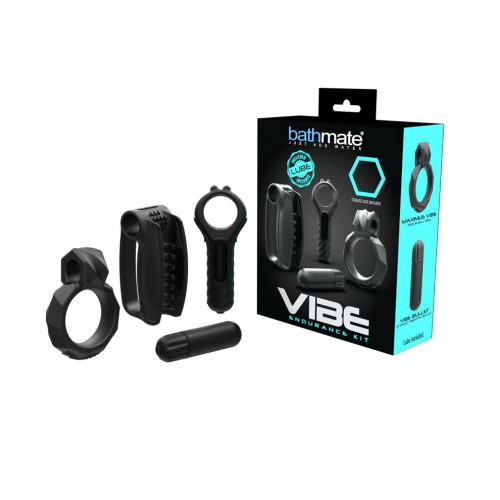 Вибронабор Bathmate Vibe Endurance Kit, 3 игрушки + вибропуля + лубрикант 93 мл