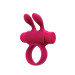 Ерекційне віброкільце S Pleasures Premium Rabbit Ring, рожеве, зі знімною віброкулею та вушками