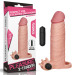 Удлиняющая насадка на пенис LoveToy Pleasure Extender Sleeve Vibro Телесная 054
