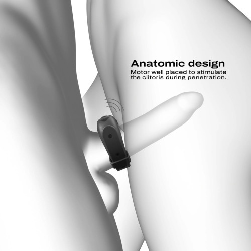 Эрекционное виброкольцо Dorcel Fit Vibe Ring, регулируемый диаметр 4–5,7 см, 10 режимов