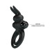 Эрекционное кольцо Pretty Love Vibrant Penis Ring III Black