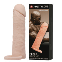 Насадка на член Pretty Love Penis Sleeve Телесная BI0412 Насадка на член Pretty Love Penis Sleeve Телесная BI0412