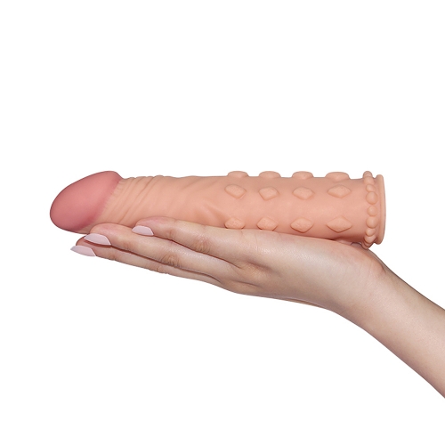 Насадка на член LoveToy Pleasure X-Tender Add 2 Тілесна 159