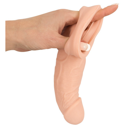 Удлинительная насадка Nature Skin Penis Sleeve With Extension