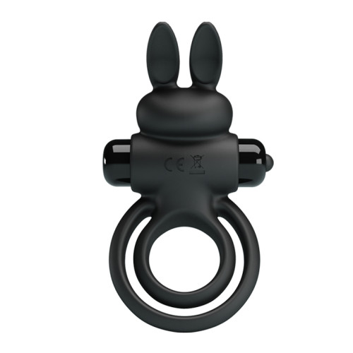 Эрекционное кольцо Pretty Love Vibrant Penis Ring III Black