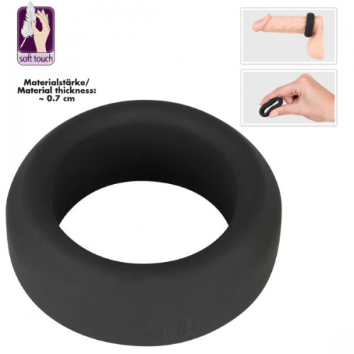 Эрекционное кольцо Black Velvets Cock Ring, 2,6 см