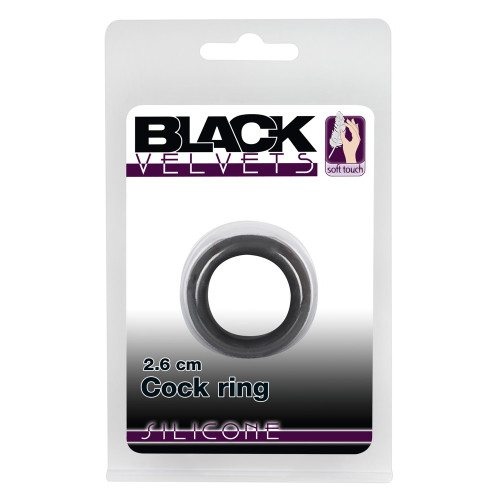 Эрекционное кольцо Black Velvets Cock Ring, 2,6 см