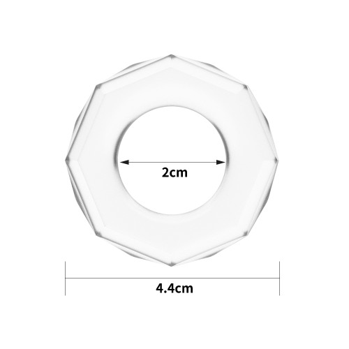 Ерекційне кільце LoveToy Power Plus Cockring 4 Прозоре