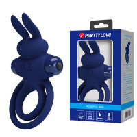 Ерекційне кільце Pretty Love Vibrant Penis Ring III Blue