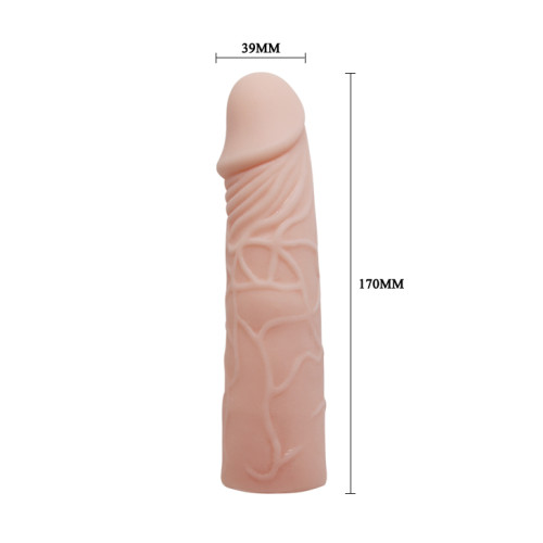 Насадка на член LyBaile Penis Sleeve Flesh 6 inch Тілесна
