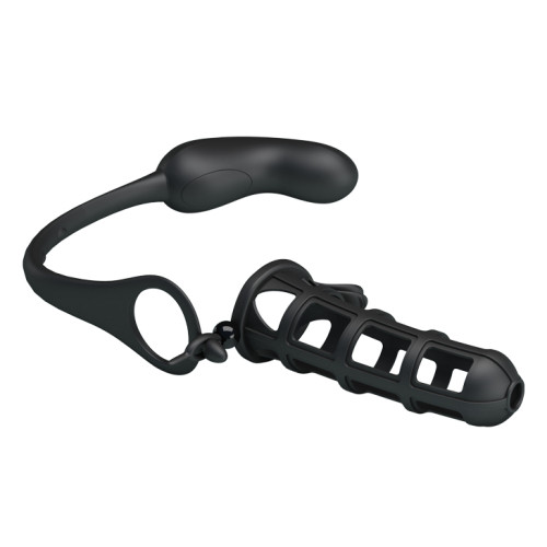 Насадка на член Pretty Love Hercules Penis Sheath Черная BI0556