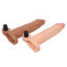 Подовжуюча насадка на пеніс LoveToy Pleasure Extender Sleeve Vibro Тілесна 056