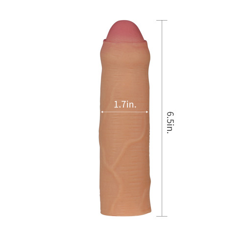 Насадка на член LoveToy Revolutionary Silicone Nature Extender Add 1 Flesh 139