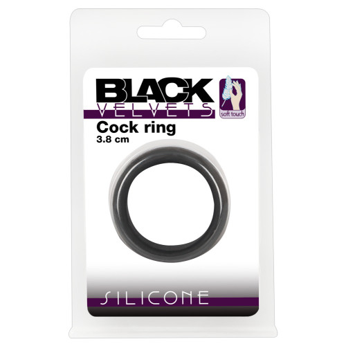 Эрекционное кольцо Black Velvets Cock Ring, 3.8 см