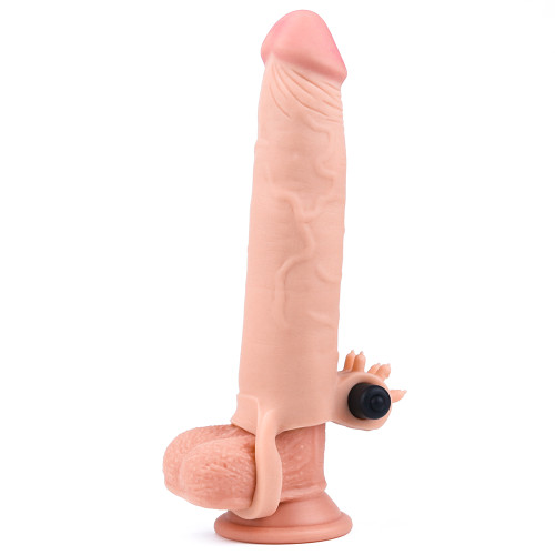 Удлиняющая насадка на пенис LoveToy Pleasure Extender Sleeve Телесная